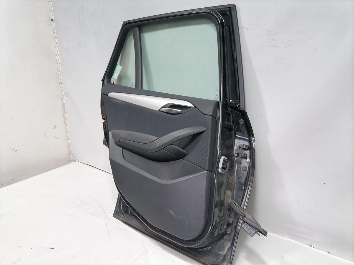 BMW X1 E84 original T&uuml;r hinten links 475 Blacksapphire Rohbau Bj.2013
